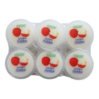 Cocon Lychee Pudding 6X118gm