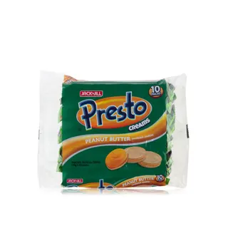 Jack N Jill Presto Peanut Cream Biscuits, 20x30g